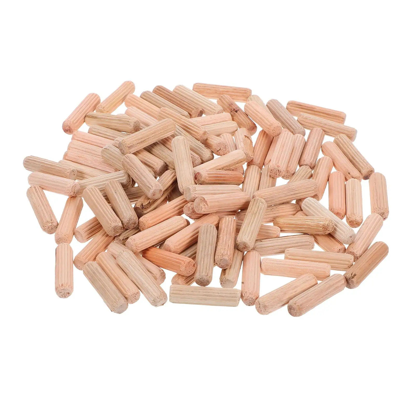 

100 Pcs Furniture Fixing Wood Pegs Small Wooden Dowels Hardwood Rod Assortment Sticks Long Rods for Crafts