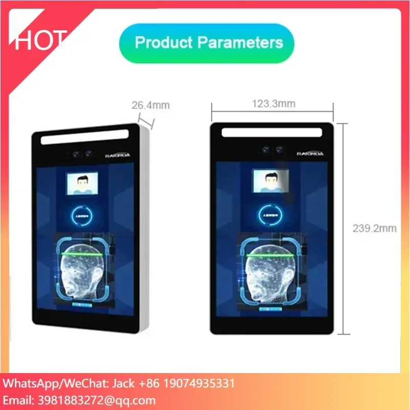 

Dual Camera Smart Biometric Face Recognition Lock Door Access Control System 3d Face Recognition Camera