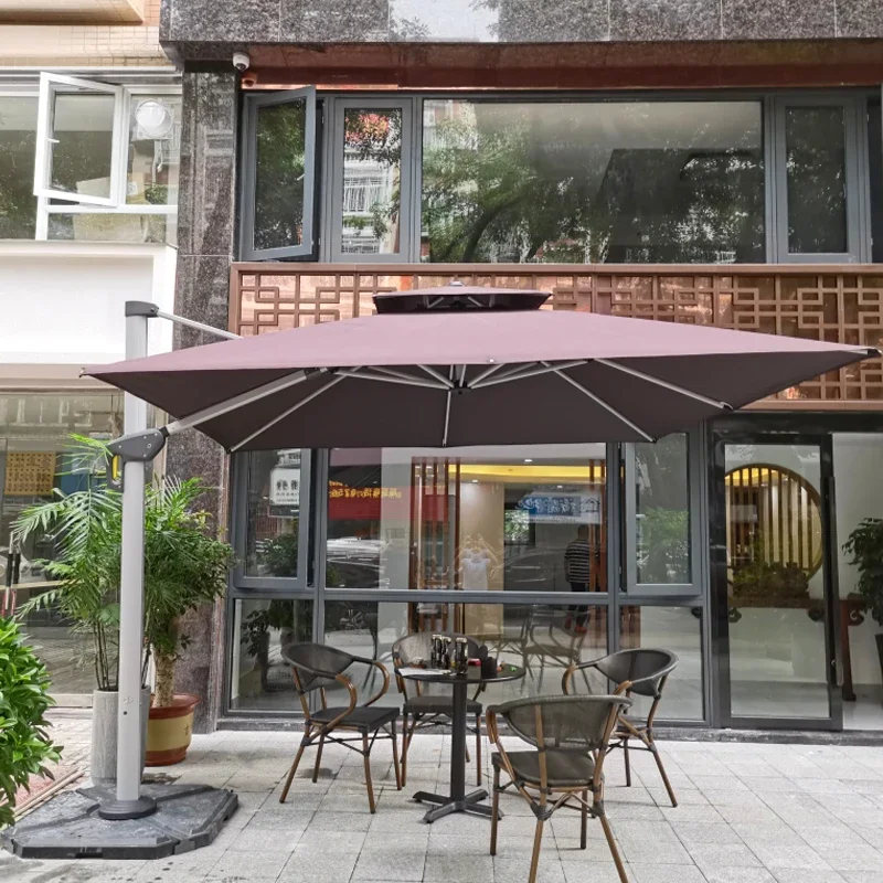 

umbrella outdoor sunshade courtyard Roman outdoor large sun balcony garden outdoor