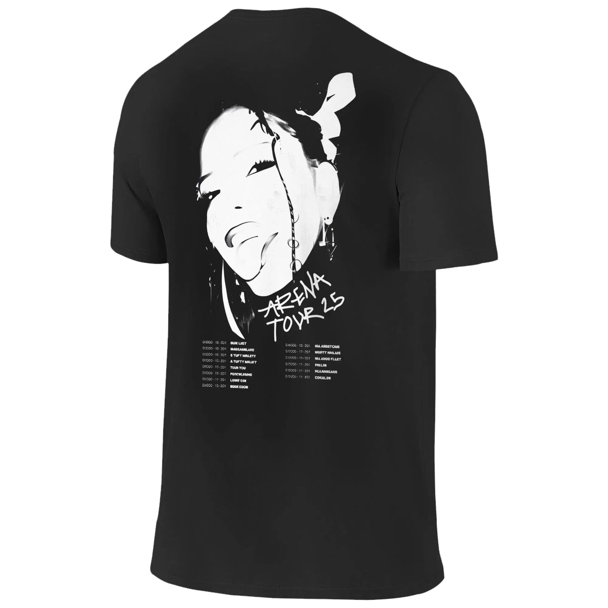 تي شيرت تقليدي المغني نينا تشوبا تي شيرتات قطن ألبوم جديد جولة 2025 الترفيه تي شيرت للرجل الصيف Y2K عادية كم قصير