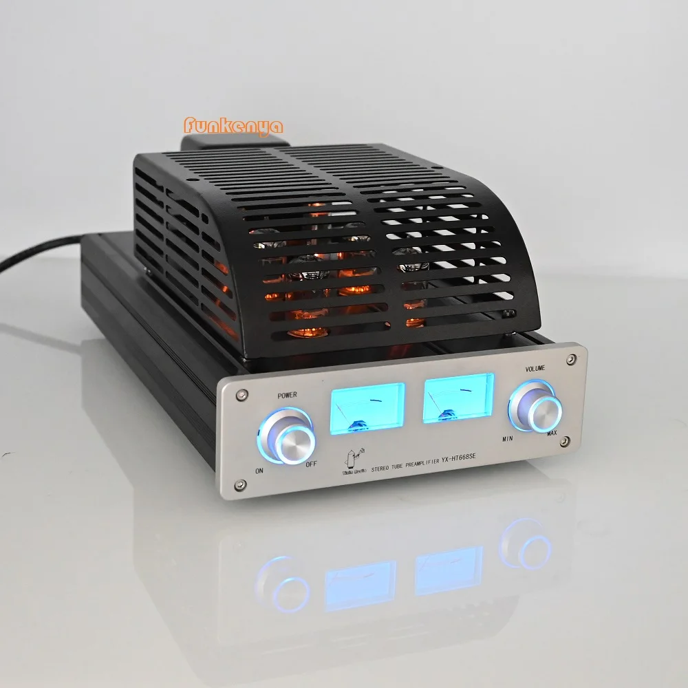 New Improved Version For Marantz 7 Electronic Tube Preamplifier 12AX7 ECC83 Vacuum With VU Meters