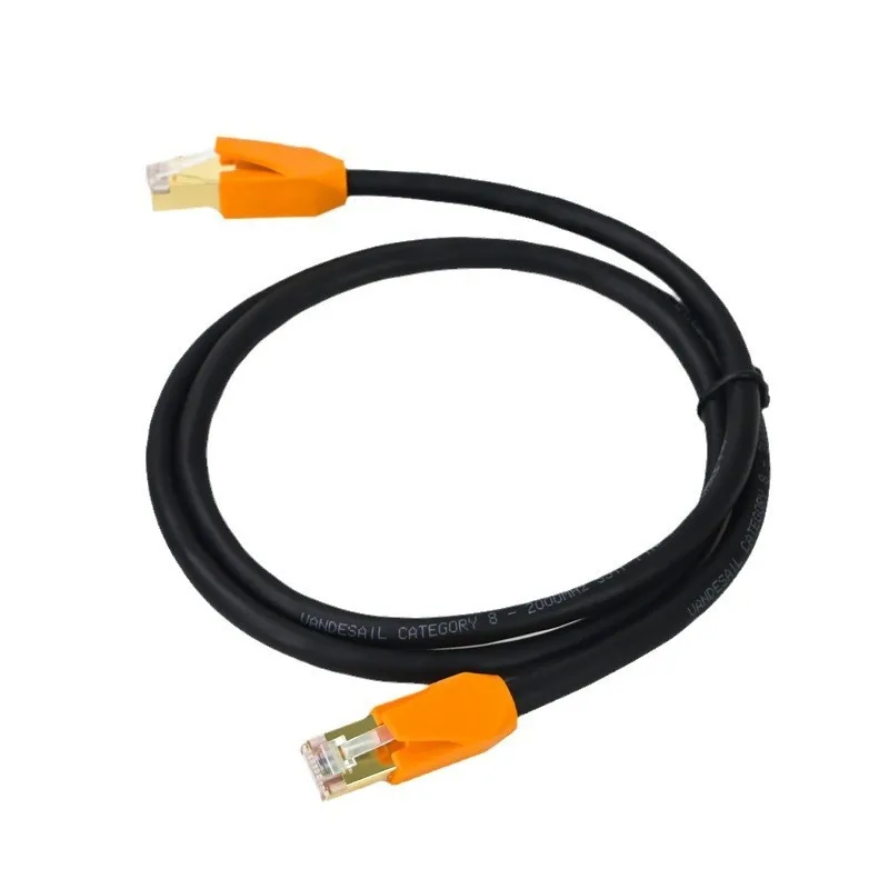 Ten Gigabit outdoor eight type network cable cat8 pure copper finished flat network jumper double shielding