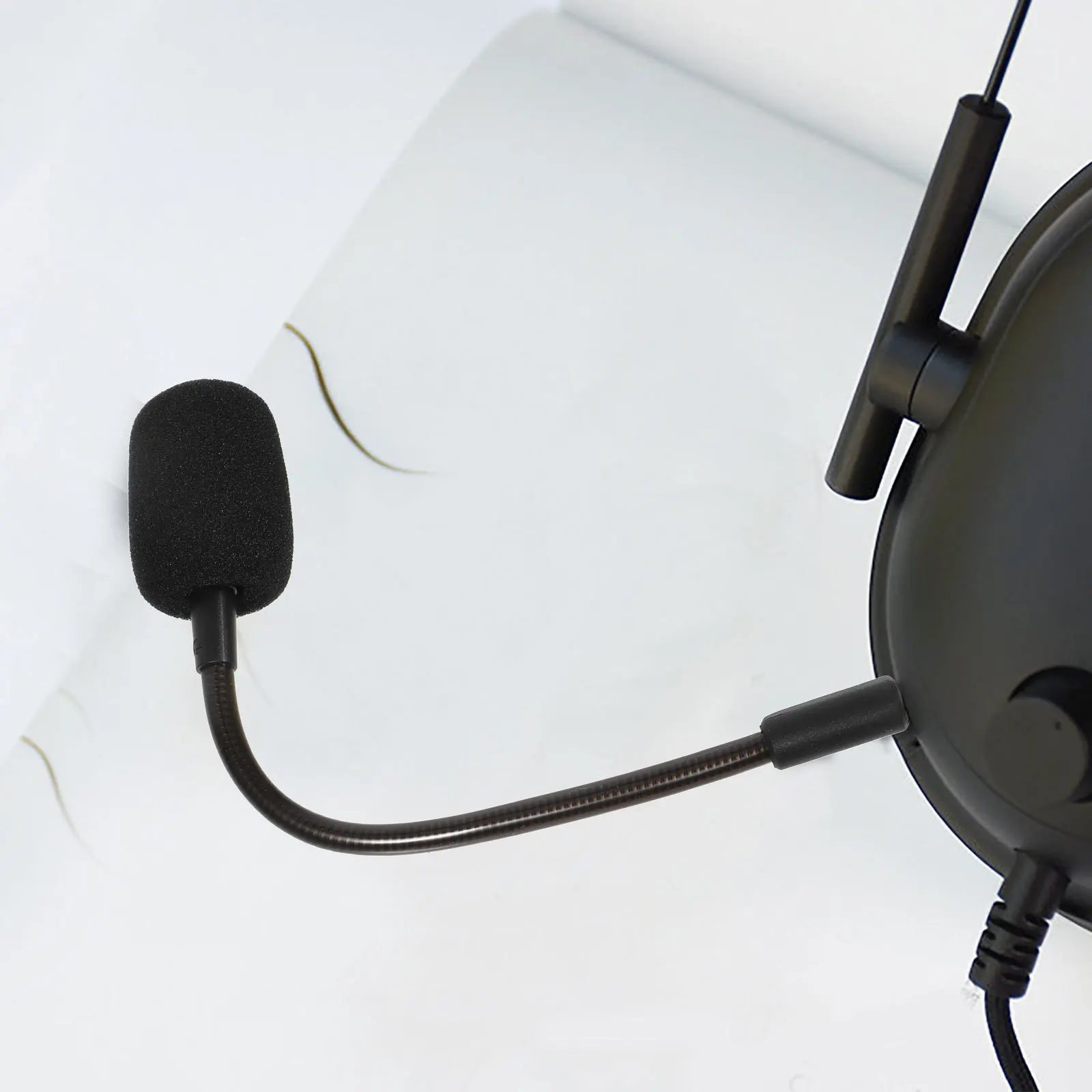 

Replacement Noise Cancelling Microphone Black Stylish Durable Gaming Headset Mic Noise Reduction Headset Microphone