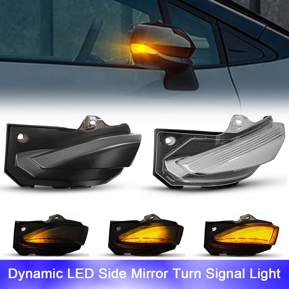 

2pcs Canbus Dynamic Amber Side Rearview Mirror Lights For oyota Yaris Cross XP210 Sienta XP170 Corolla Levin E210 Hatchback Lamp