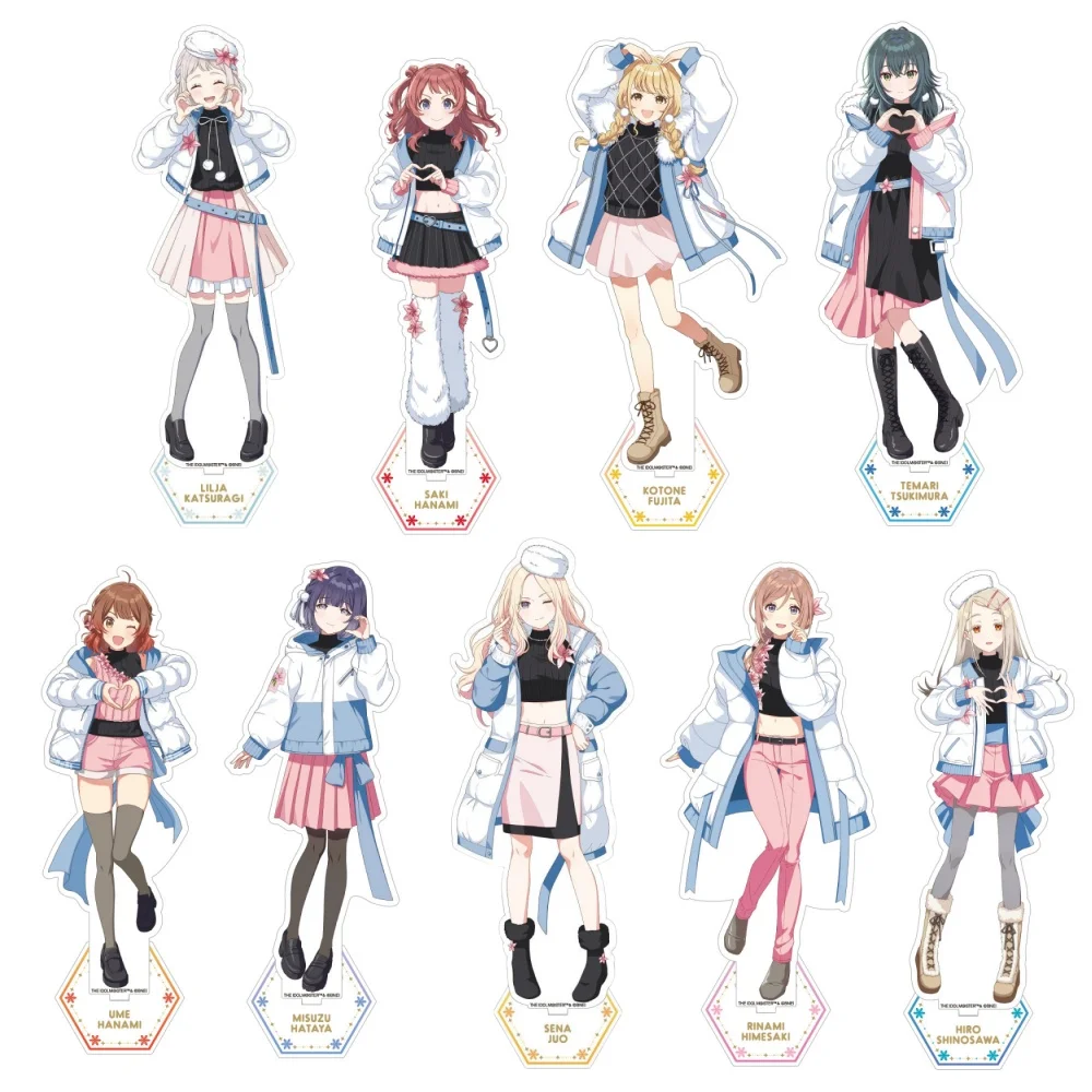 

The Idolm@ster Mao Arimura Saki Hanami Temari Tsukimura Lilja Katsuragi China Kuramoto Mao Arimura Acrylic Stand ornament Gifts