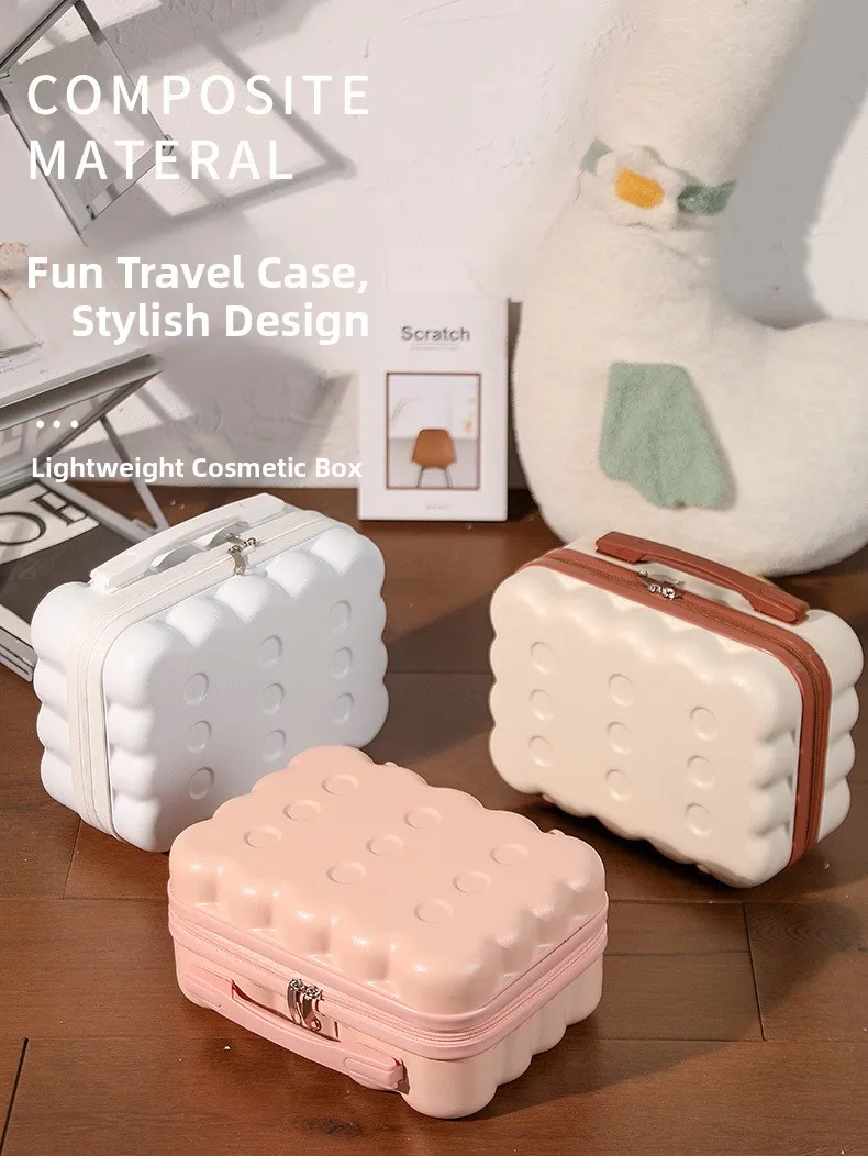 

Корейская 4-дюймовая портативная большая женская коробка для школьников, сувенирная коробка, ручная дорожная сумка, посадочная коробка