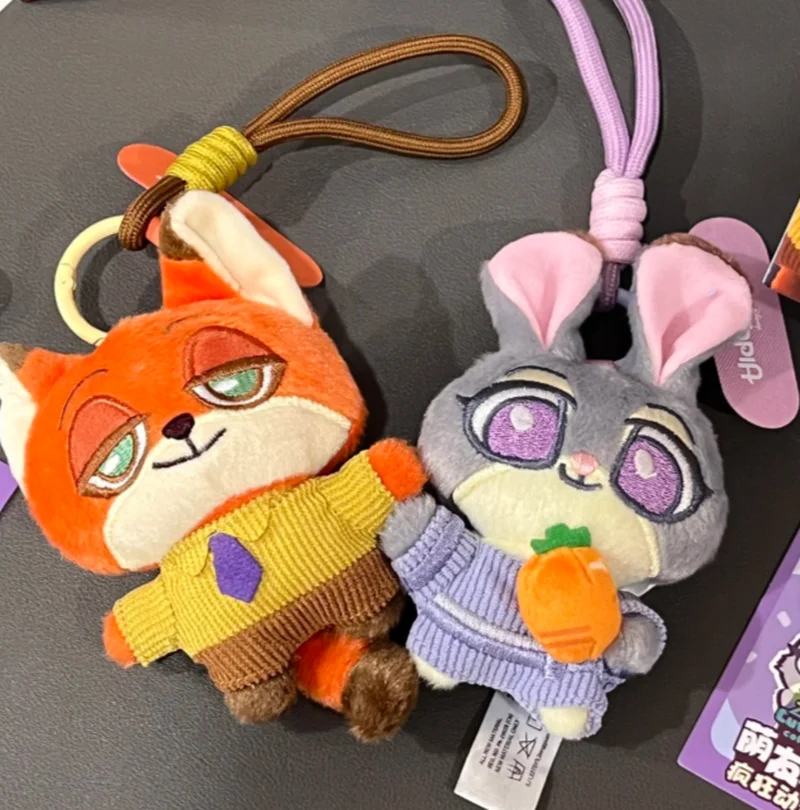 재고 있음 정품 52TOYS 주토피아 얼라이즈 어셈블 시리즈 봉제 인형 휴대폰 스트랩 블라인드 박스 선물