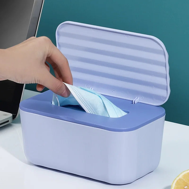 Seat Type/Wall Mounted Dual-purpose Tissue Box Wet Wipes Dispenser With Dust Lid Napkin Paper Case Box Home Car Napkin Holder