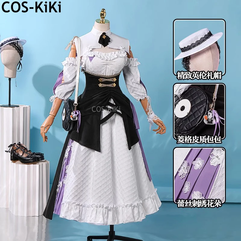 COS-KiKi Honkai Impact 3rd Elysia Sweet Memory Game Suit Gorgeous Dress Uniform Cosplay Costume Halloween Party Outfit Women