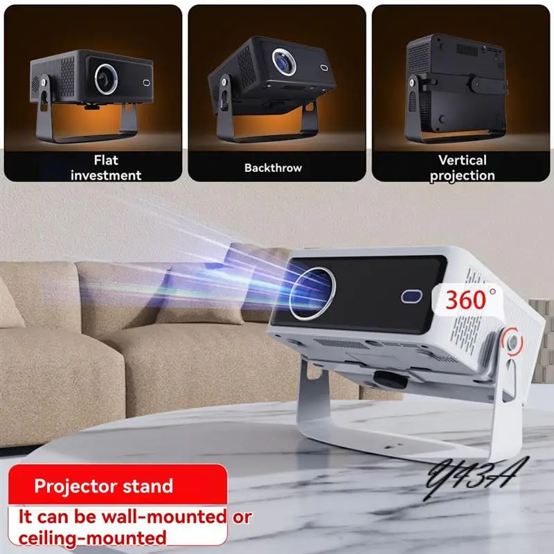 

Y43A-Projector Bracket Ceiling Projection Bracket Universal 1/4 Screw Hole Maximum Load: 5Kg B