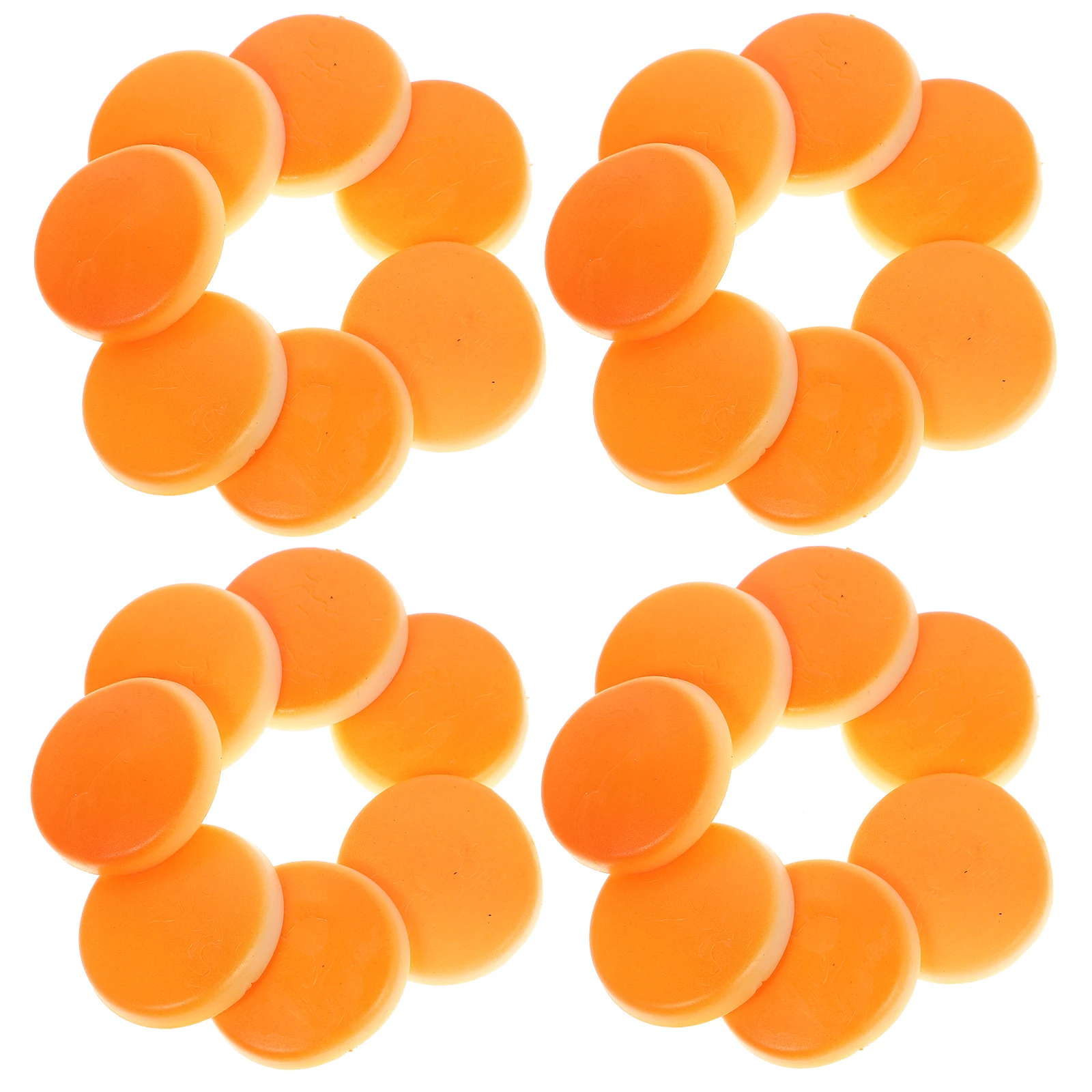 

20pcs Cream Glue Accessories Realistic Mini Bread Faux Food Decor Artificial Round Simulation Bread Model Prop Cake Shop