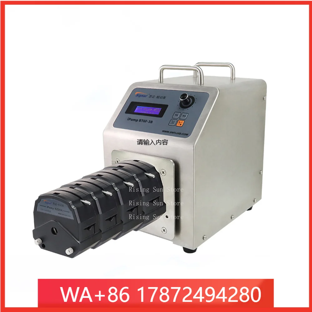 Precise Control 120v  0.029-6061ml/min Stepper Motor ABS/SS Liquid Peristaltic Pump OEM Food & Beverage Juice Pump RoHS