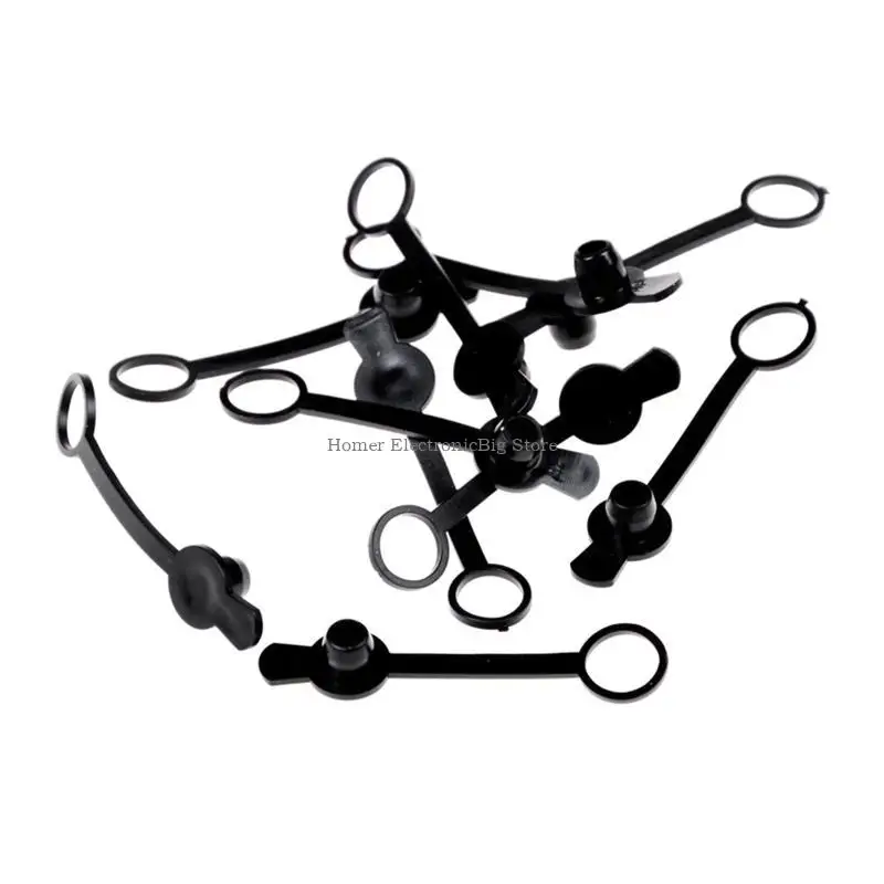 5pcs/10pcs Waterproof for DC Power for DC-022B Silicone Waterproof Cover High-precision Caps Dustproof Plug