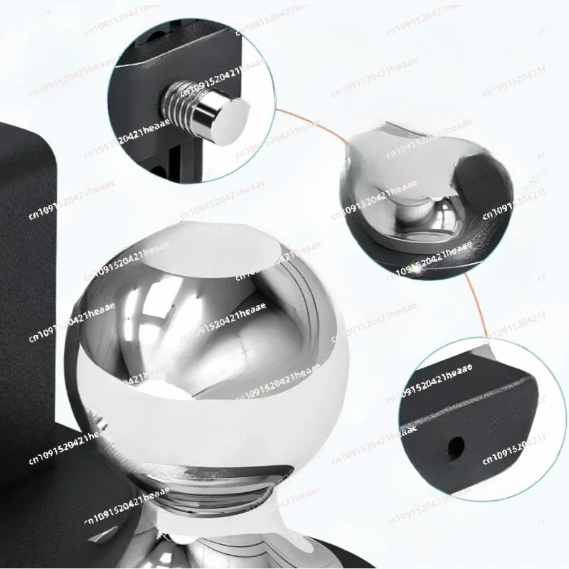 

Suitable for Outdoor Trailer Modification for Aluminum Alloy Trailer Arm - Adjustable Multi-Hole Double Ball Tow Bar