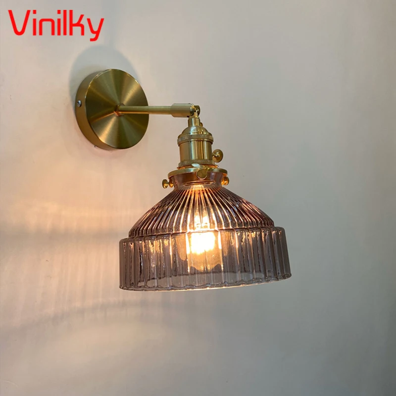 Imagem -05 - Nordic Glass Brass Wall Lamp Personalidade Corredor Corredor Luzes Arandela de Cabeceira do Quarto Decoração Interior Art Led Lighting Fixture