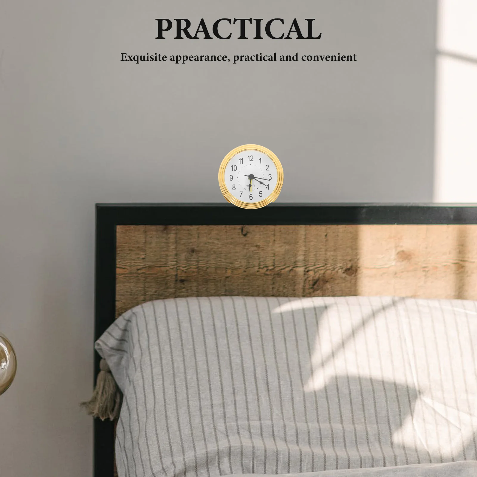 

Quartz Alarm Clock Vintage Analog Desk Table Clock Loud Alarm Delay Function Ideal for Bedroom Office DIY Projects