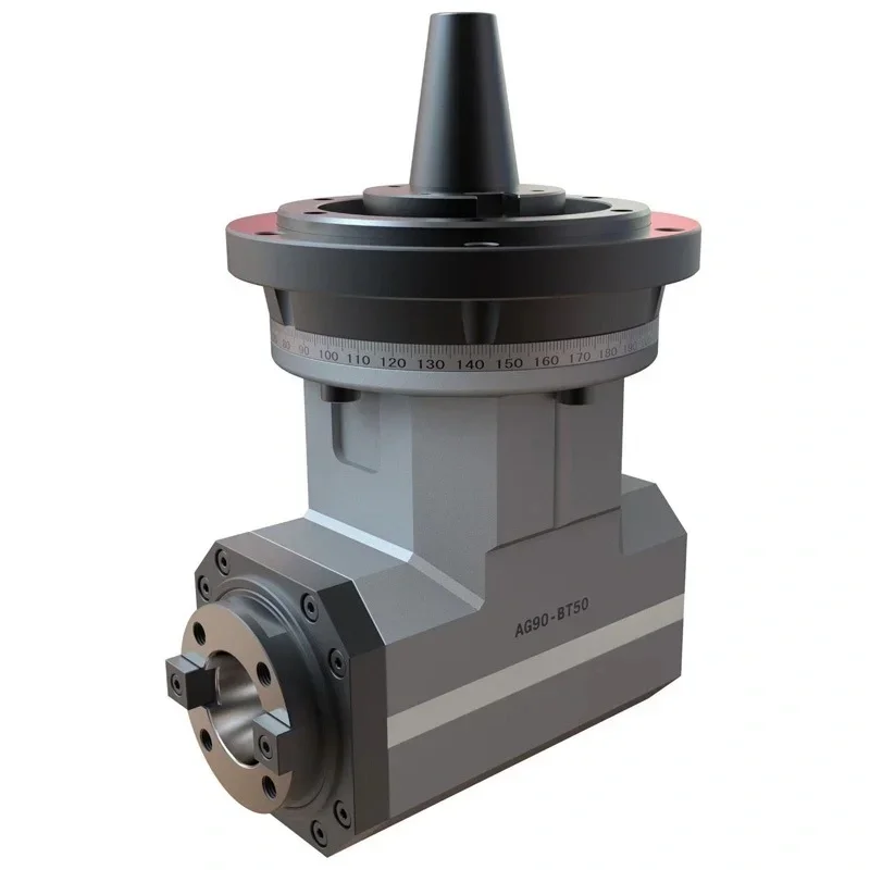 

CNC Machine Tools 90 Degree BT30 BT40 BT50 Angle Head Horizontal Milling Head AG90-ER16/ER20/ER32/ER40 Right Angle Head
