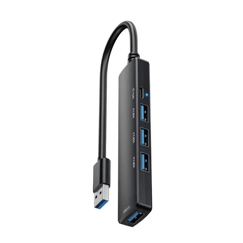 652F Portable USB to 5 USB3.0 USB2.0 Port Hubs for Efficient Device Connectivitys