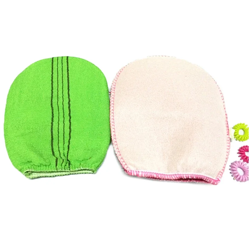 1PC 4 Colors Bathing Wipes Korean Italy Exfoliating Body-Scrub Glove Towel Green Red Rubbing A Bath Glove Body Scrubber