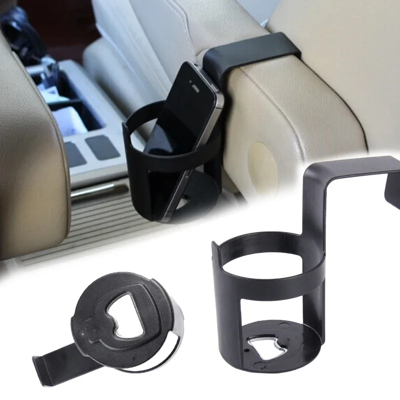 

Universal Car Drink Holder Portable Shelf Hanging Hook Water Bottle Cup Holder Easy Installation Car Interior Accessories