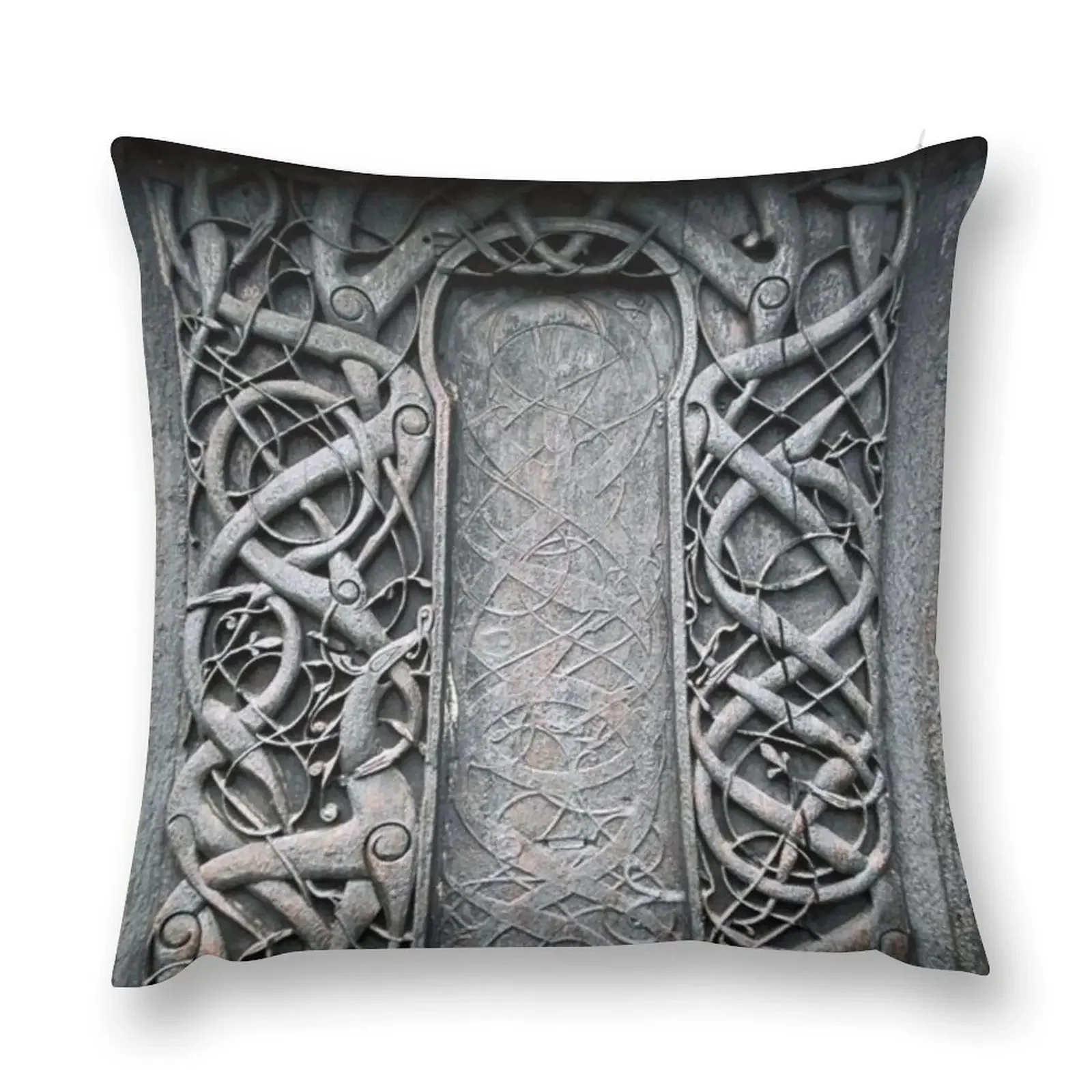 

Urnes Stave Carving Throw Pillow Throw Pillow Covers christmas pillow case Sofa Cushion Cover