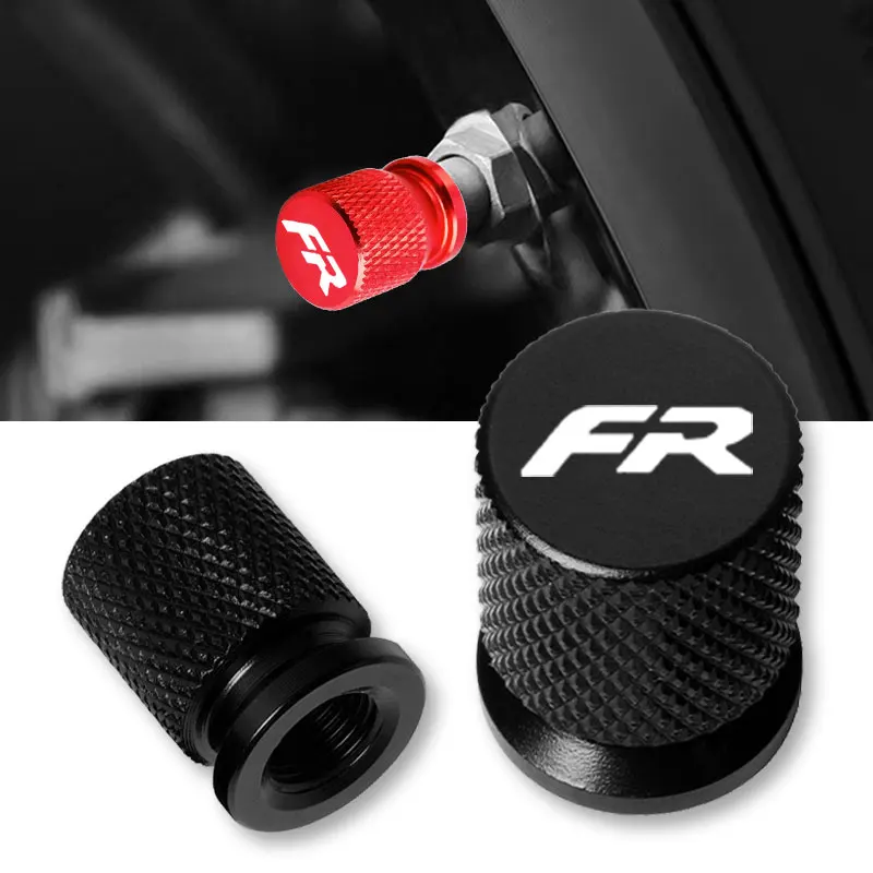 

Car Wheel Tire Valve Caps Tyre Stem Covers Airdust Waterproof for Seat Leon FR+ Cupra Ibiza Altea Exeo Formula Racing