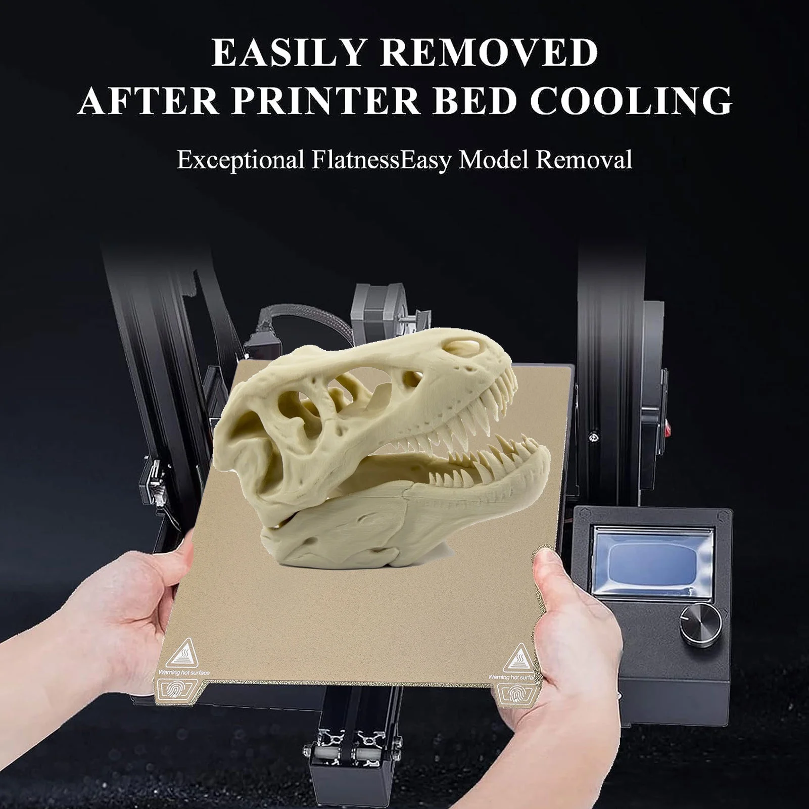 

3D Printer PEI Sheet 235 X 235mm Anti Scald Easy To Install PEI Board Excellent Adhesion Double Sided Textured for Ender 5 S1