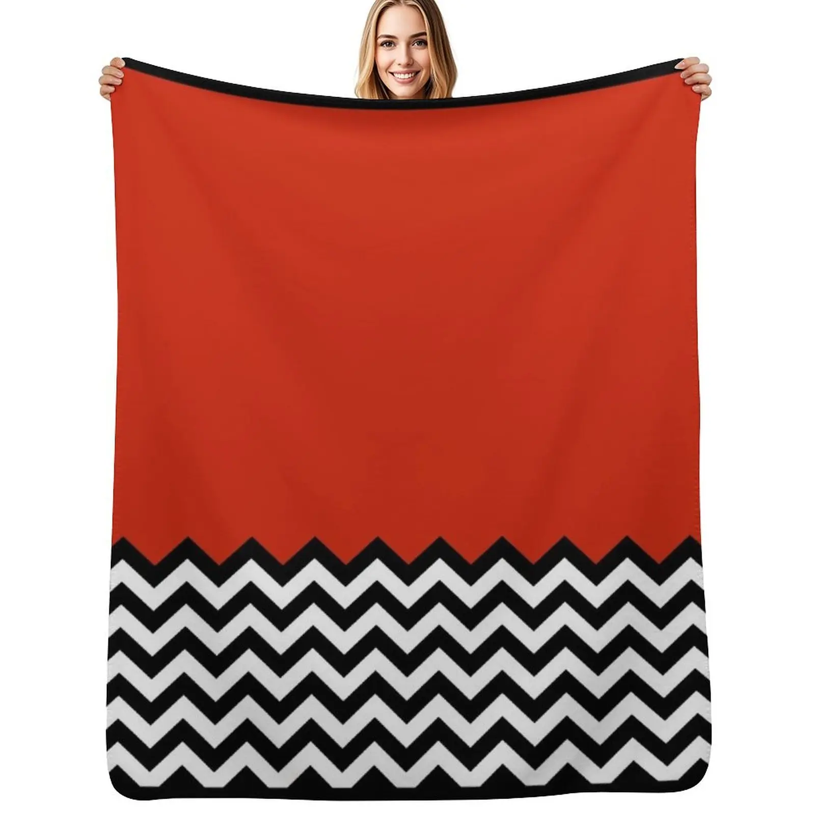 

Black Lodge (Twin Peaks) inspired graphic Throw Blanket Outdoor Soft Blanket for Picnic Beach Camping