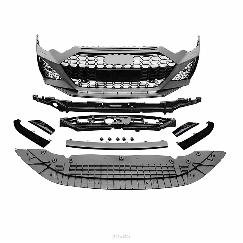 

Brand New Complete Set Car Bumpers Body Kit for A6 C8 2019-2022 Upgrade High Quality PP RS6 Bumper A6 RS6 Body Kit