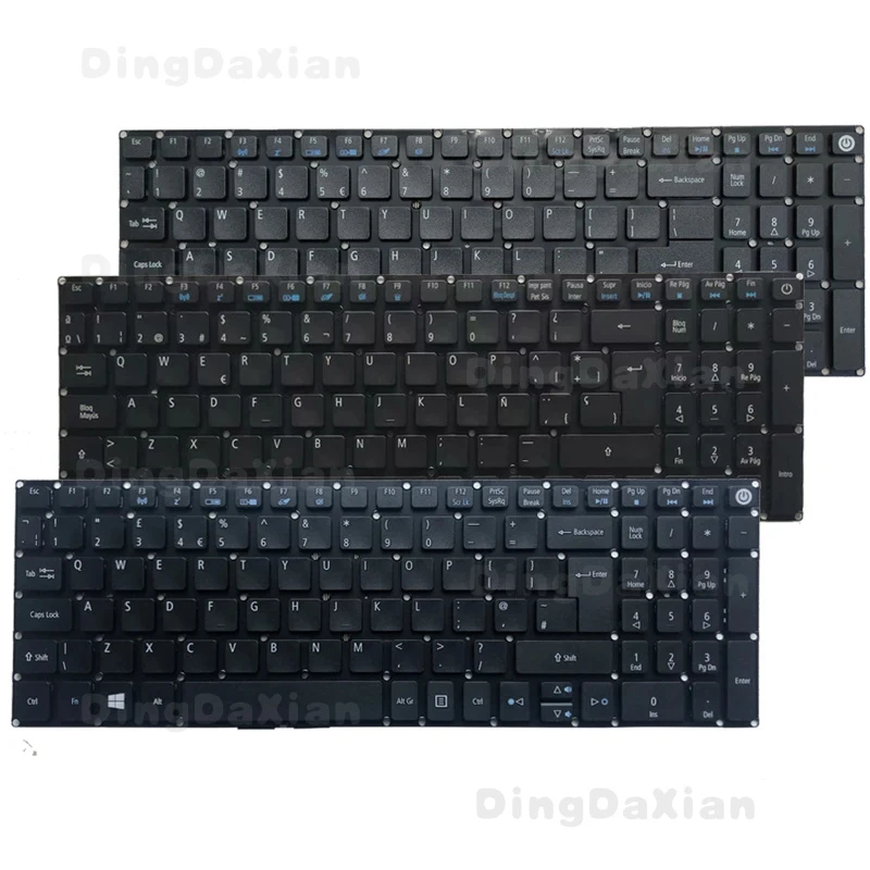 

Для Acer E15 E5-574G 552 523 532 553G 573 575G 576G клавиатура K50-20