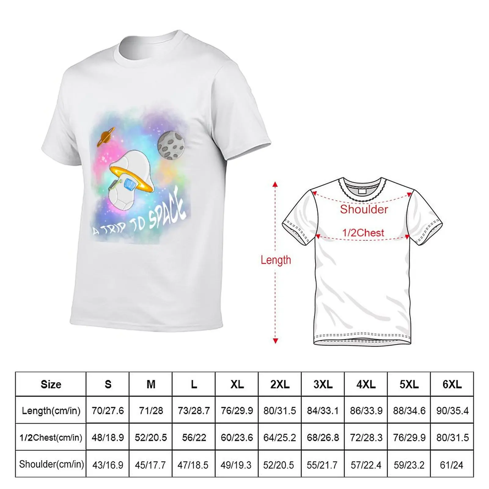 Space shroom T-Shirt t shirts with prints t shirt personalised T-Shirt