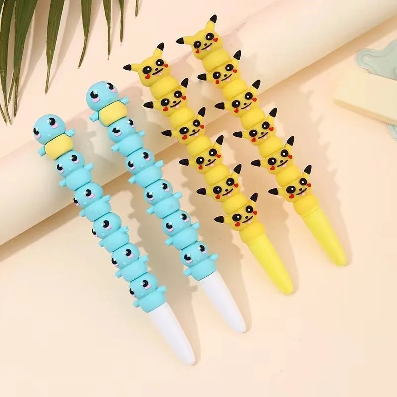 12pcs/lot Kawaii Pokemon Gel Pens For Writing Cartoon 0.5mm Black Ink Neutral Pen Office School Supplies