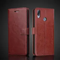 Card Holder Cover Case for Asus Zenfone Max (M2) ZB633KL Pu Leather Flip Cover Retro Wallet Phone Case Business Fundas Coque