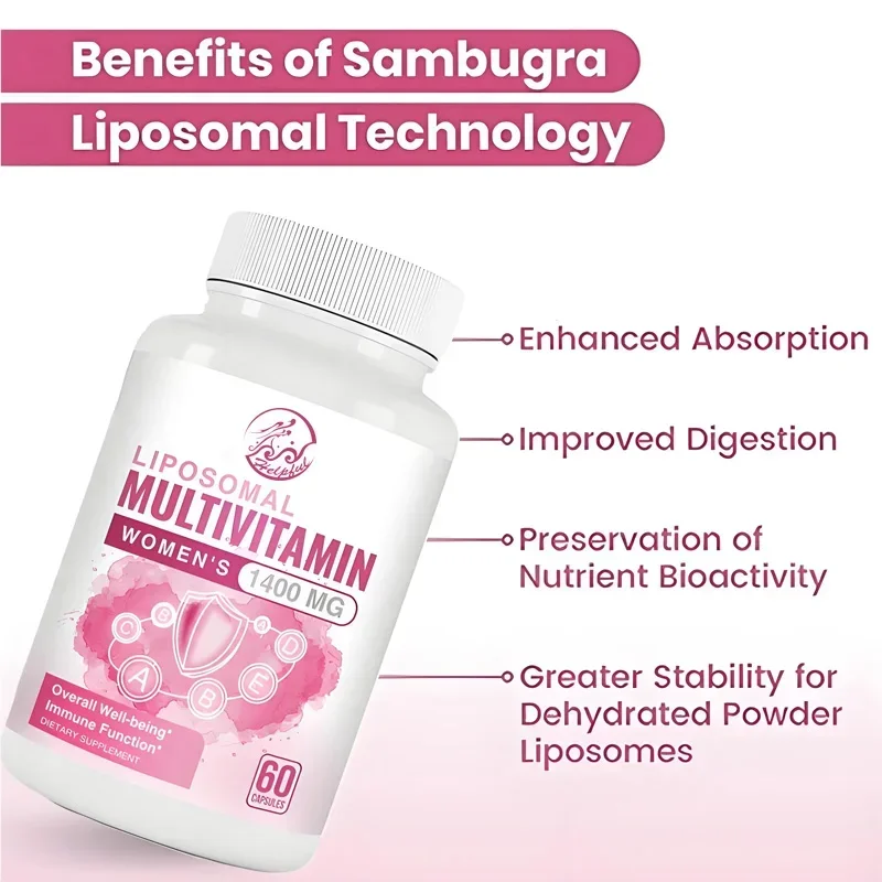 

Женские липосиды содержит несколько витаминов, включая железные, витамины A, C, D, E и B, которая поможет с иммунитетом здоровья.