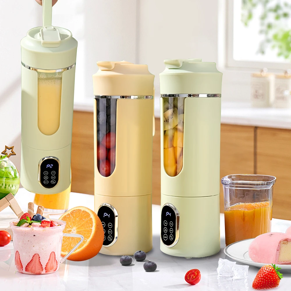 Handheld juicer, USB charging portable blender, digital juicer, multifunctional juicer cup, capable of making smoothies