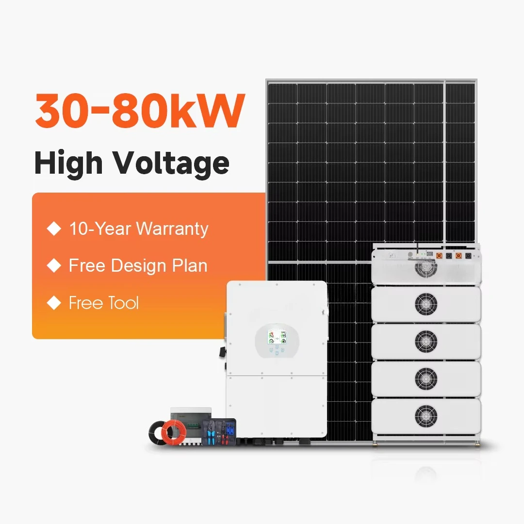 High Voltage Complete Solar Panel 15kW 25kW 30kW 50kW Hybrid House Solar Power System