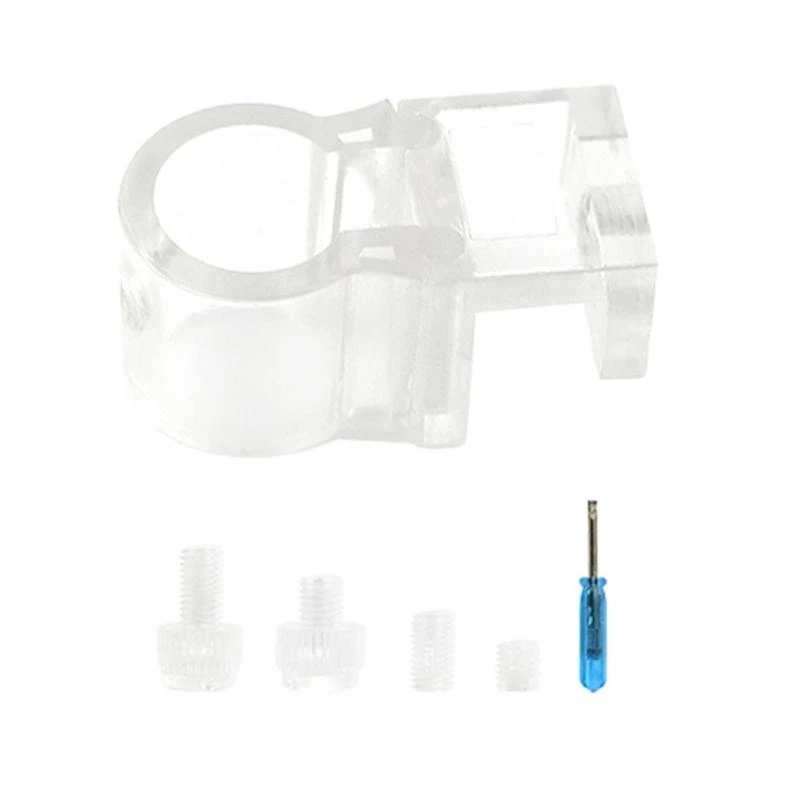 Aquarium Lily-Pipe Plastic Fixture for Fix Inflow/Outflow-Tube Clamp Plastic Water Pipe Clip Water Exchanger Hose
