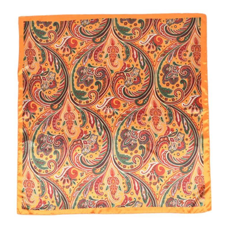Hochwertige Seidenschals für Damen, quadratisch, Satin, Hijab-Schal, schlichtes Taschentuch, Schals, Wraps, Kopf, weibliches Stirnband, islamisches Halstuch – Detail 4