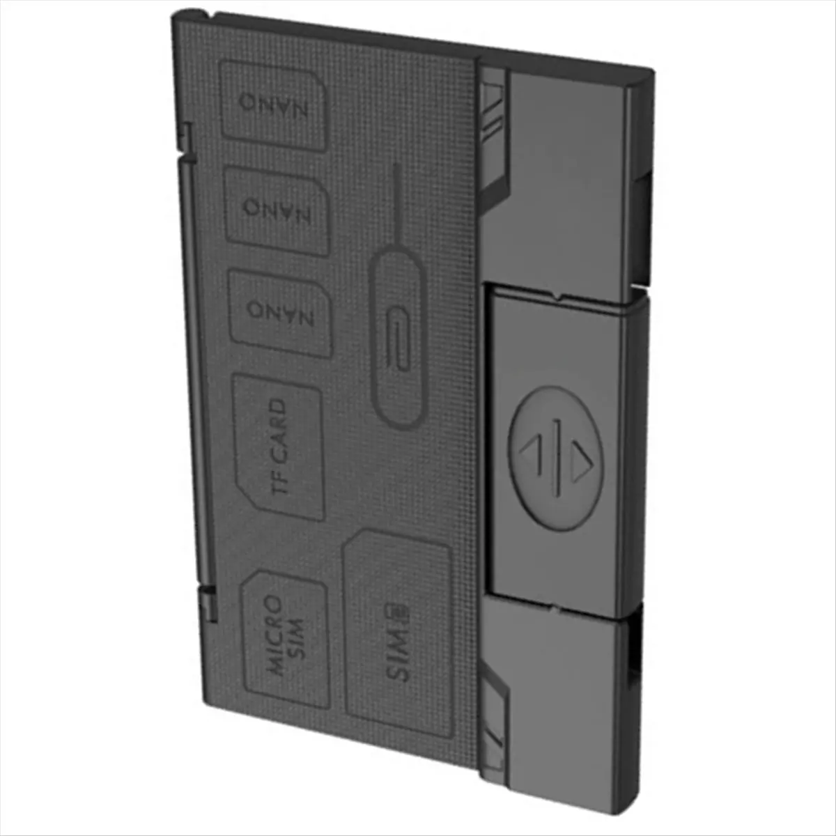 【ELEVATE LIFE】USB Memory Card Flash Reader for SD TF with MicroUSB & Type-C OTG Reader for Phone SIM Card Storage Case & Phone S