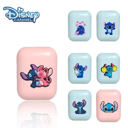 Disney Cartoon i12 TWS Stitch cuffie Wireless Bluetooth 5.0 cuffie Macaron opache con microfono vivavoce