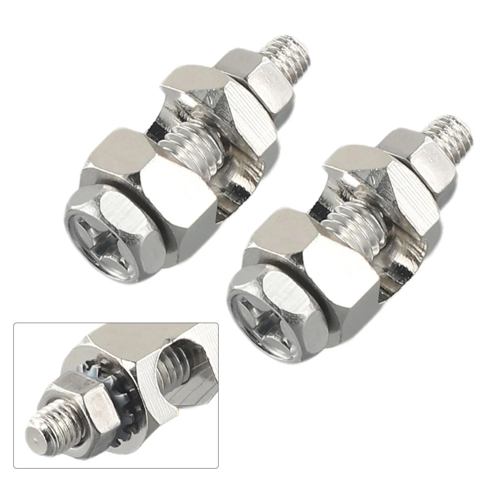 Solar Grounding Lug Wire Clip for Solar Panel Fasteners 2 Pack Copper Tinned for Photovoltaic Module Frame Grounding Protection