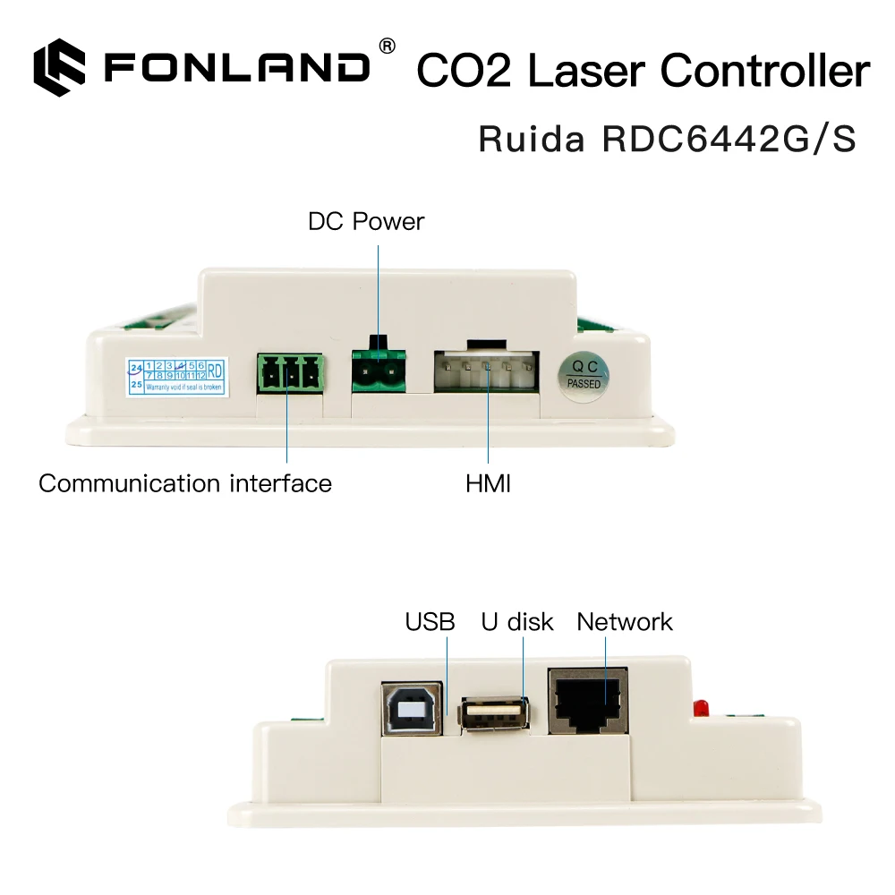 Imagem -05 - Fonland Ruida-controlador Dsp para Gravação a Laser e Máquina de Corte rd Rdc6442g Rdc6442s Co2 Rdc 6442 6442g 6442s