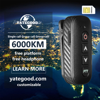 YATEGOOD  G72C GPS 5000KM zello walkie talkie long range global ptt  4G poc radio100km