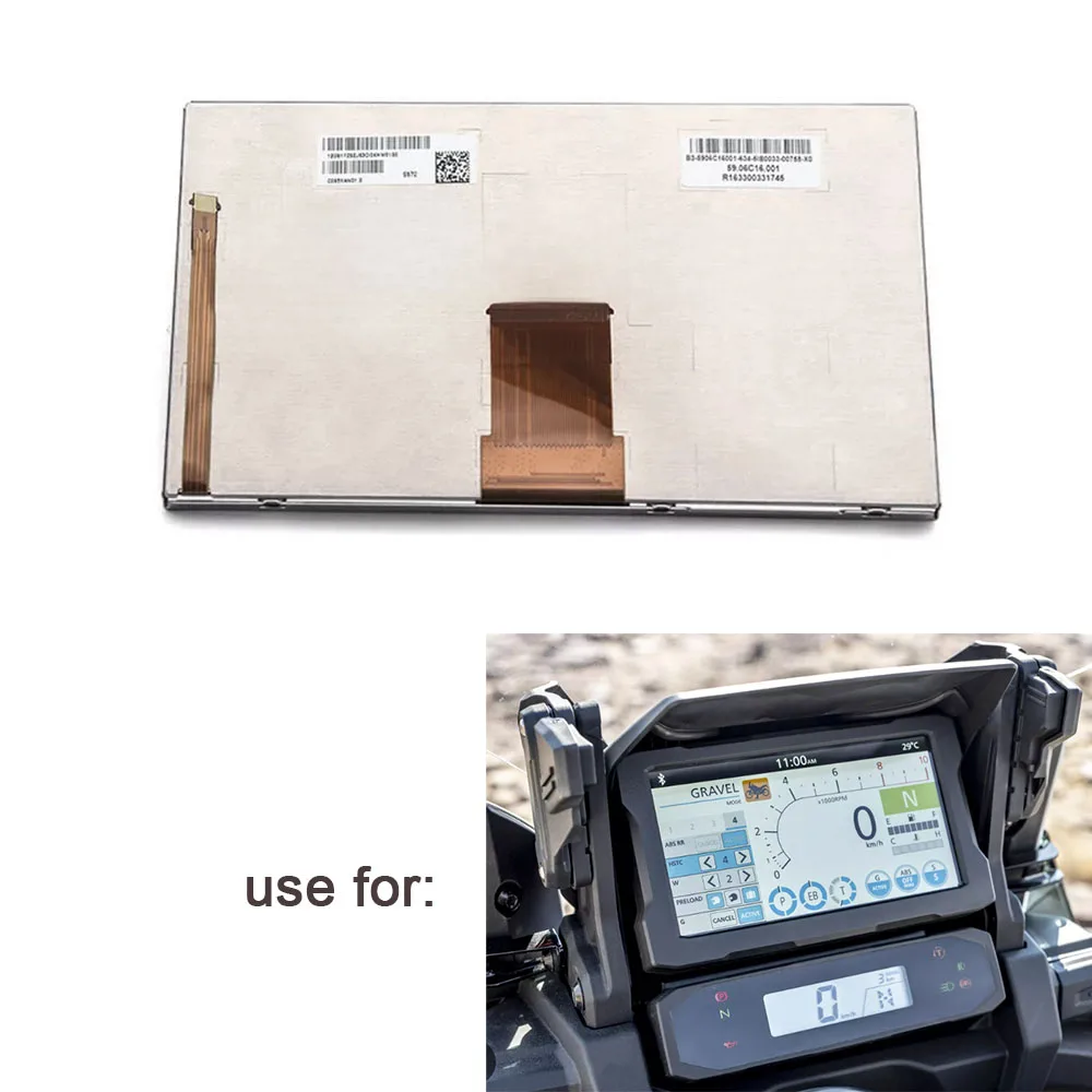 Afbeelding 7: LCD-scherm met touchscreen-digitizer voor 2020-2024 Honda CRF1100L Africa Twin-motorfiets