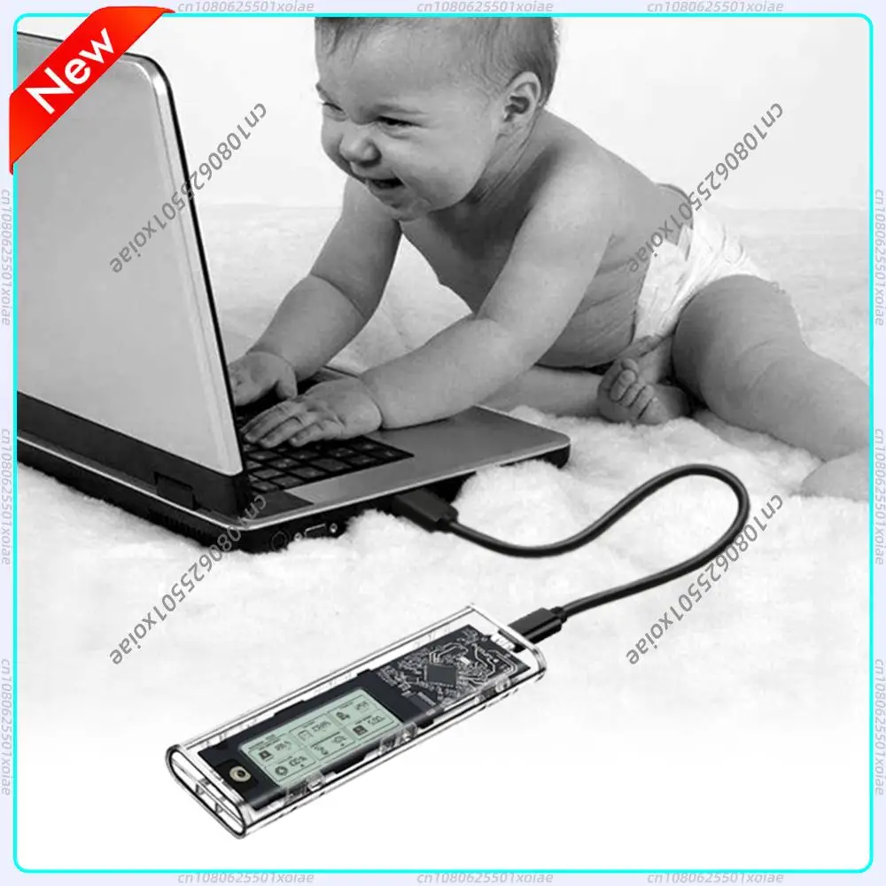 

Корпус для твердотельного накопителя M.2 NVMe/NGFF с двойным протоколом, многоразовый, Type-C 3.2, внешний USB-адаптер M.2 SL-TN10-P-AC