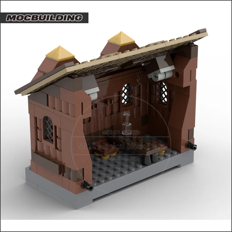 Die Golden Hall MOC Bausteine Die Ringe Film Architektur Modell Technologie Ziegel Pädagogische Sammlung Spielzeug Weihnachten Geschenke