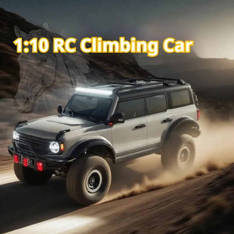 WLtoys 1/10 104020 RC Car Bronco with Electric Winch Professional RC 4X4 Off-Road Climbing Vehicle 2.4G RC Car Toys