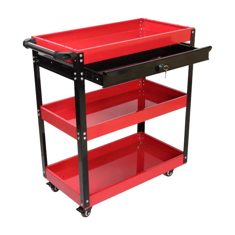 Industrial Heavy Duty Tool Cart with Thickened Drawers Multi-Functional Tool Chest for Automotive Repair Tool Trolley