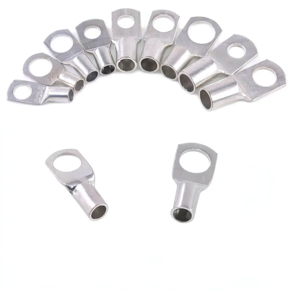 Tinned Copper Ring Terminals For CNHH Heavy Duty Electrical Cable Lugs Marine Battery Wire Connection Crimping Kit