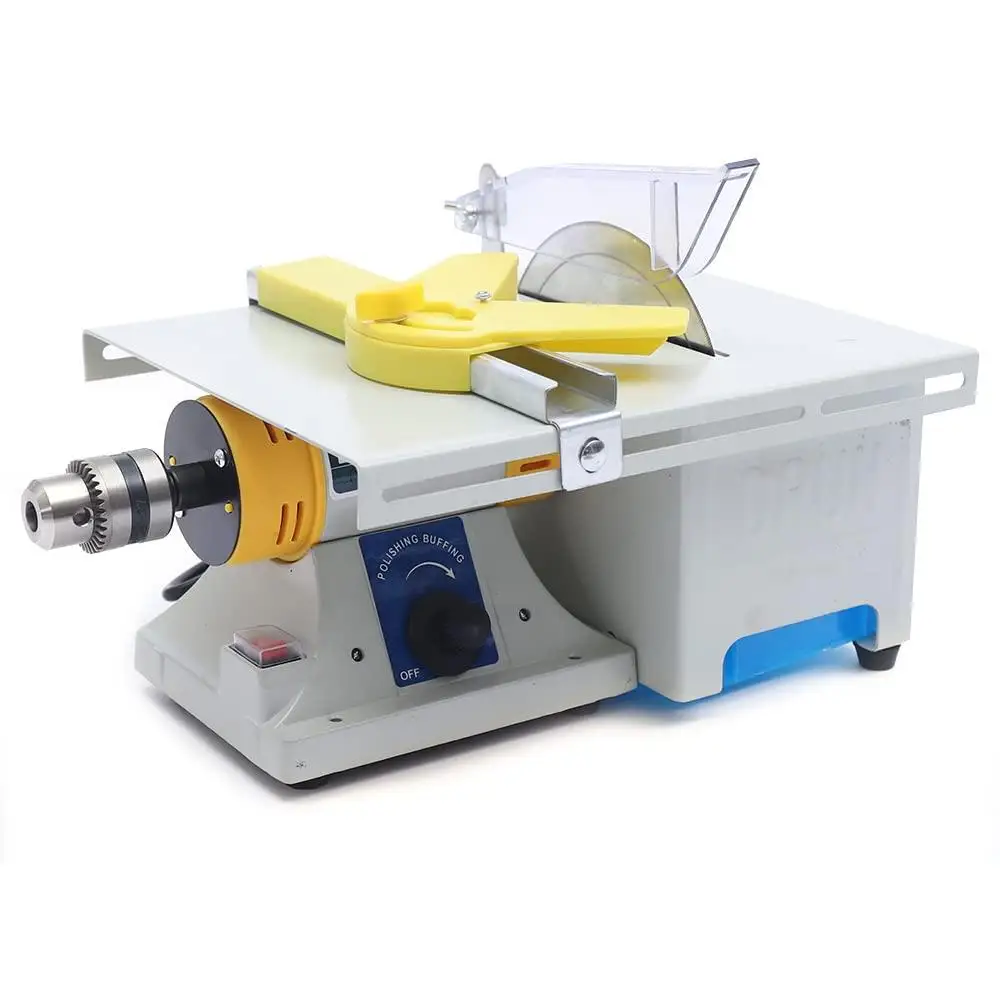 Jewelry Lapidary Equipment Mini Table Saw Polishing Grinder High Efficiency Durable Multi-Functional Space-Saving